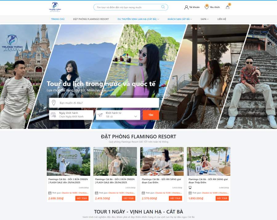 Thiết kế web du lịch