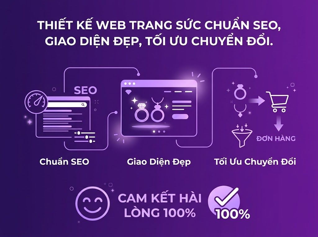 Thiết kế website trang sức