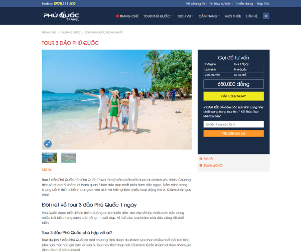 Mẫu web du lịch dl003