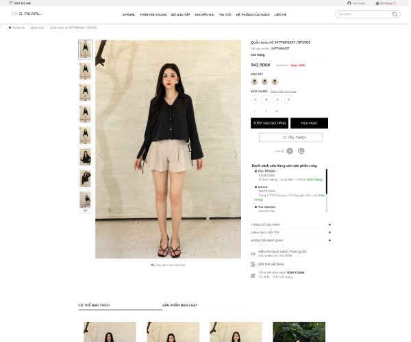 Mẫu web thời trang qa001