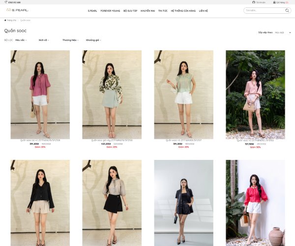 Mẫu web thời trang qa001
