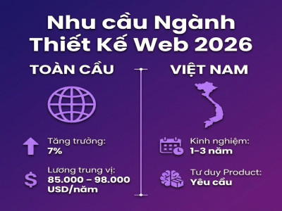 Nghề Thiết Kế Web 2026: Cơ Hội Hay Thách Thức Cho Người Mới