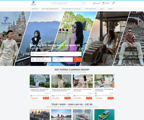 Mẫu web du lịch dl001